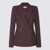 Elisabetta Franchi Elisabetta Franchi Merlot Double Breasted Blazer Red