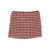 Liu Jo Liu Jo Red Mini Skirt Featuring A Houndstooth Pattern RED