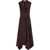 Ferragamo Asymmetric Dress crafted from stretch viscose cady EXPRESSO