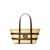 Tory Burch Tory Burch Small 'Ella' Tote Bag In Raffia BROWN