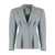 Les Filles D'Eva Les Filles D'Eva Single-Breasted One Button Jacket GREY