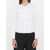 Balenciaga Corsedet Shirt In Stretch Poplin WHITE