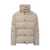 After Label After Label Beige After Label Down Jacket With Button Closure WHITE