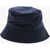 Woolrich Wool Blend Bucket Hat With Embroidered Logo Blue