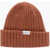 Woolrich Ribbed Virgin Wool Beanie Orange