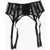 Elisabetta Franchi Lace Suspender Belt Black