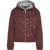 Pinko Hooded jacket with appliques Red