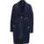 Pinko Coat with waist-belt Blue