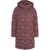 Blauer Quilted down coat Red