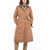 Woolrich Padded Latimore Coat With Belt Brown