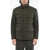 Woolrich Utility Jacket With Hidden Closure Green