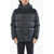 Woolrich Quilted Sierra Down Jacket With Snap Buttons Blue