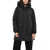 Woolrich Hidden Closure Harveys Windbreaker Jacket With Patch Pockets Black