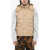 Woolrich Sleeveless Aleutian Down Jacket With Removable Hood Brown