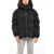 Woolrich Quilted Alsea Down Jacket With Logo Buttons Black