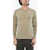 Woolrich Aime' Leon Dore Long Sleeves Crew-Neck T-Shirt With Back Pri Green