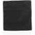 DSQUARED2 Solid Color Silk Pocket Square Black