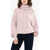 Woolrich Cashmere Aran Motif Turtleneck Sweater Pink