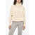Woolrich Cashmere Aran Motif Turtleneck Sweater White