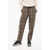 Woolrich Wool Blend Check Baker Pants With Drawstring Waist Brown