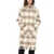 Woolrich Wool Blend Check Long Coat With Fringes Beige