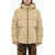 Woolrich Quilted Sierra Supreme Down Jacket With 4 Pockets Brown