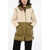 Woolrich Quilted Alba Padded Jacket With Fleeced Details Beige
