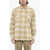 Woolrich Printed Cruiser Casual Shirt With Classic Collar Beige