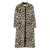 forte_forte Forte_Forte Jacquard Long Coat BROWN