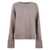 Tory Burch Tory Burch Crew Neck Pullover OATMEAL MELANGE