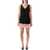 Self-Portrait Self-Portrait Back Crepe Mini Dress With Pink Faux Fur Hem Black