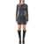 Isabel Marant Isabel Marant Étoile Denise Short Draped Lurex Dress GUN METAL