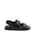 Prada Prada Leather Strap Sandals Black