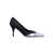 Prada Prada Satin And Metallic Leather Pumps Black