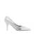 Prada Prada Satin And Metallic Leather Pumps PUMICE