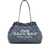 Marc Jacobs Marc Jacobs The Chain Sack Large Cotton Shoulder Bag CLEAR BLUE