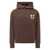 BARROW Barrow Brown Hoodie With Smiley Barrow Print BROWN