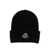 Moncler Genius Moncler Genius Logo Wool Beanie Black