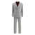 Brunello Cucinelli Brunello Cucinelli Wool Blend Double-Breasted Suit GREY