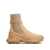 TOD'S Tod'S Leather Knitted Boots Beige