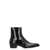 Saint Laurent Saint Laurent Smooth Leather Roman Boots Black