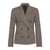 Brunello Cucinelli Brunello Cucinelli Melange Wool Jacket With Shiny Details BROWN