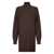 Liu Jo Liu Jo Brown Dress  Featuring An Embellished Roll Neck BROWN
