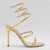 Rene Caovilla René Caovilla Gold Tone Leather Sandals Gold
