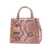 Mc2 Saint Barth MC2 Saint Barth Pink Snakeskin-Effect Shop Bag Mini PINK