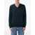 John Smedley John Smedley Blenheim Extra Fine Merino Wool V-Neck Jumper RICHARDSON GREEN