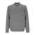Mc2 Saint Barth MC2 Saint Barth 'Jermyn Lambswool' Zip-Up Turtleneck Sweater GREY