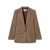 TWINSET Twinset Beige Blazer SMALL CHECK CAMMELLO/NERO