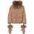 YVES SALOMON Yves Salomon Down Jacket BROWN