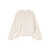 Ganni Ganni Side Tie Details Jumper In Écru Wool-Mix Beige